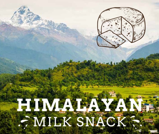 Golosinas del Himalaya con leche