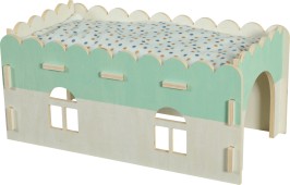 Casa de madera para conejos XL