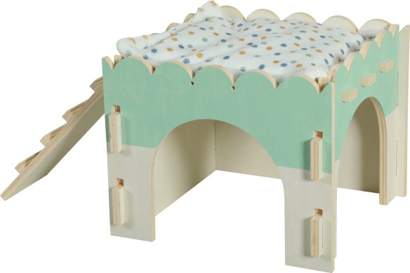 Casa de madera para conejos L