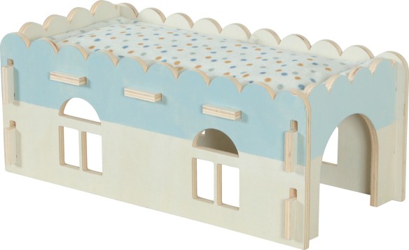 Casa de madera para cobayas XL